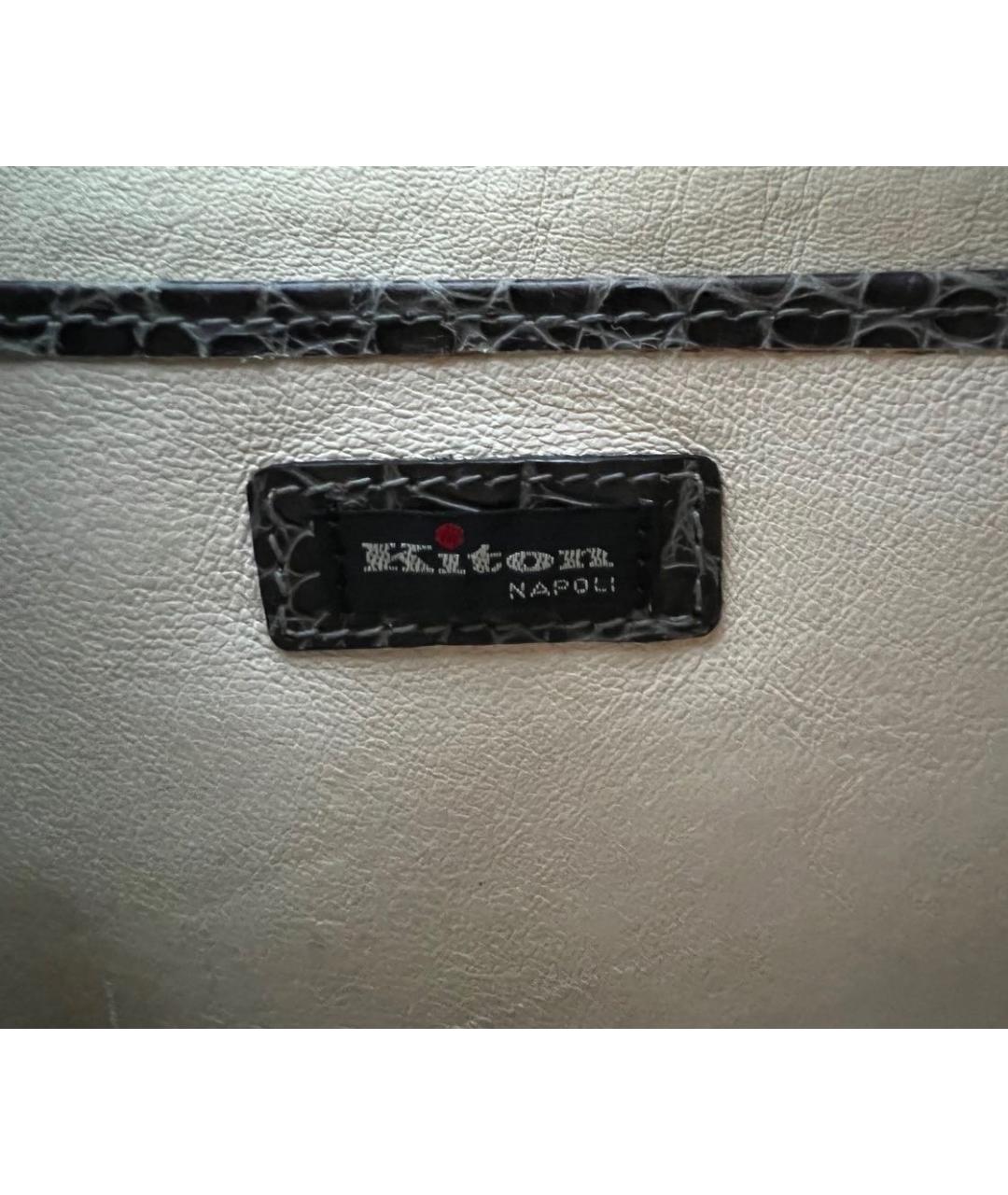 KITON Сумка тоут из экзотической кожи, фото 4