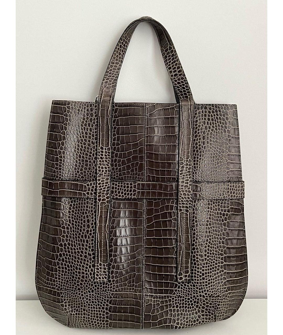 KITON Сумка тоут из экзотической кожи, фото 2