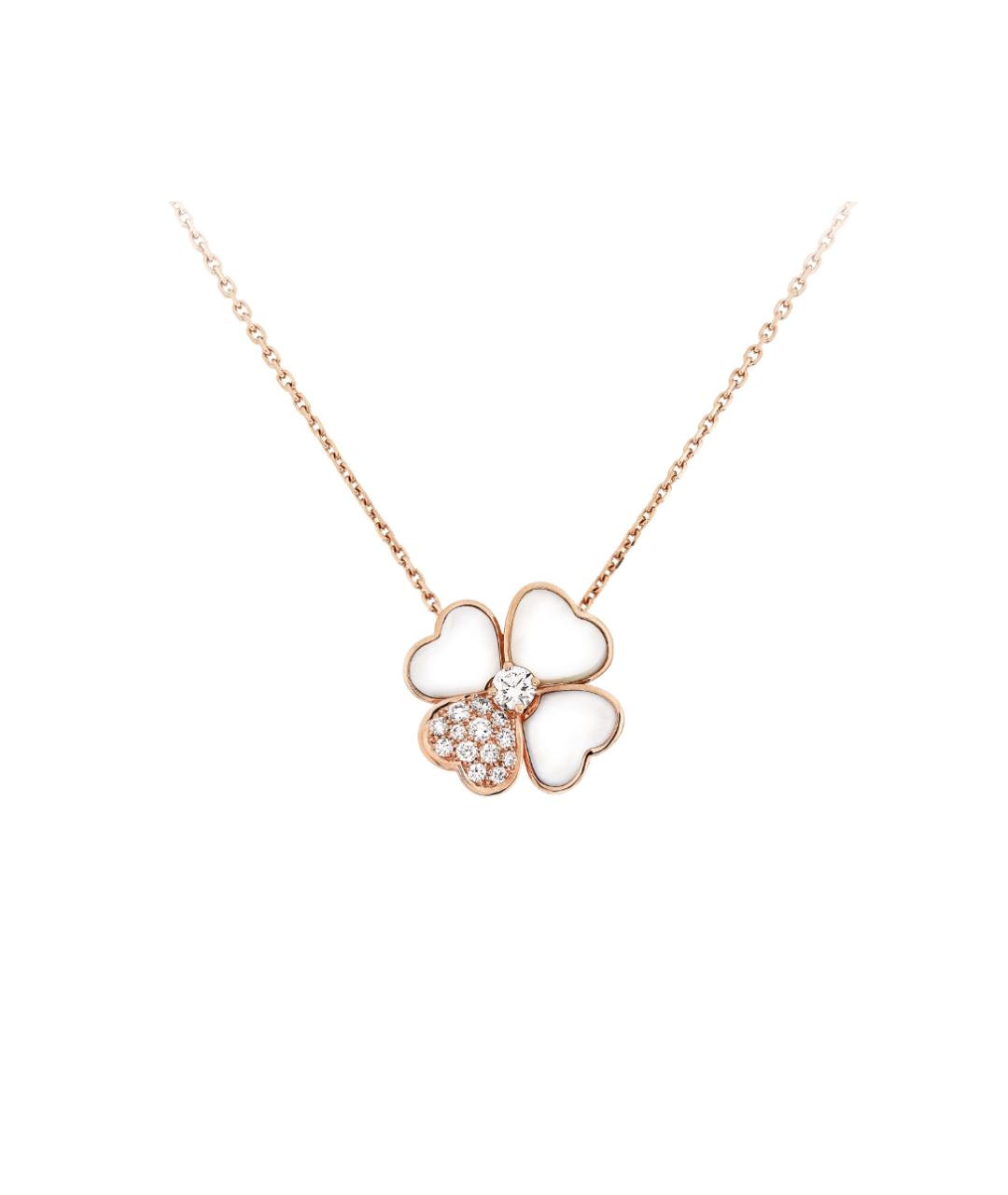 VAN CLEEF & ARPELS Бежевая подвеска из розового золота, фото 1