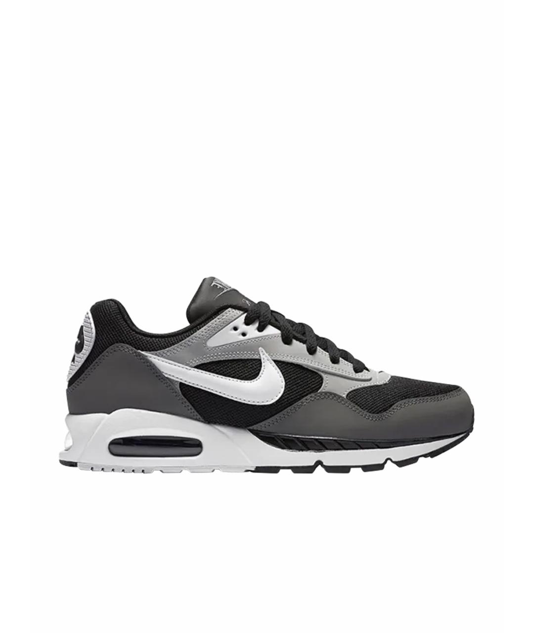 NIKE Антрацитовые низкие кроссовки / кеды, фото 1
