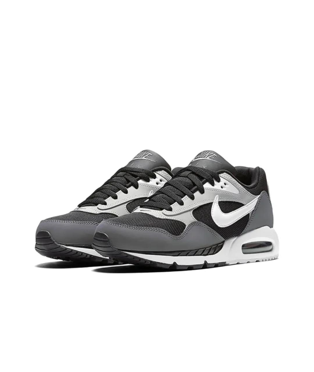 NIKE Антрацитовые низкие кроссовки / кеды, фото 2