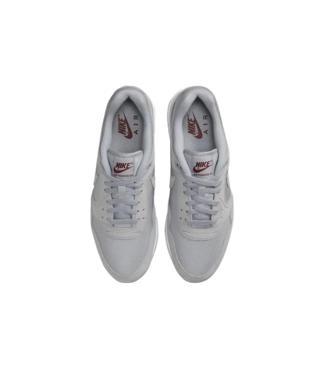 NIKE Серые низкие кроссовки / кеды, фото 3