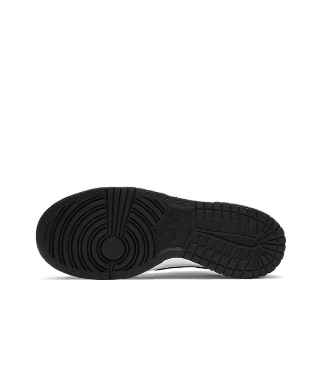 NIKE Черные кожаные кеды, фото 5