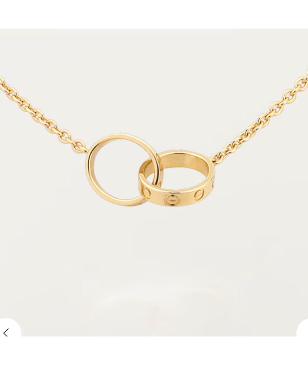 CARTIER Золотое колье из желтого золота, фото 3