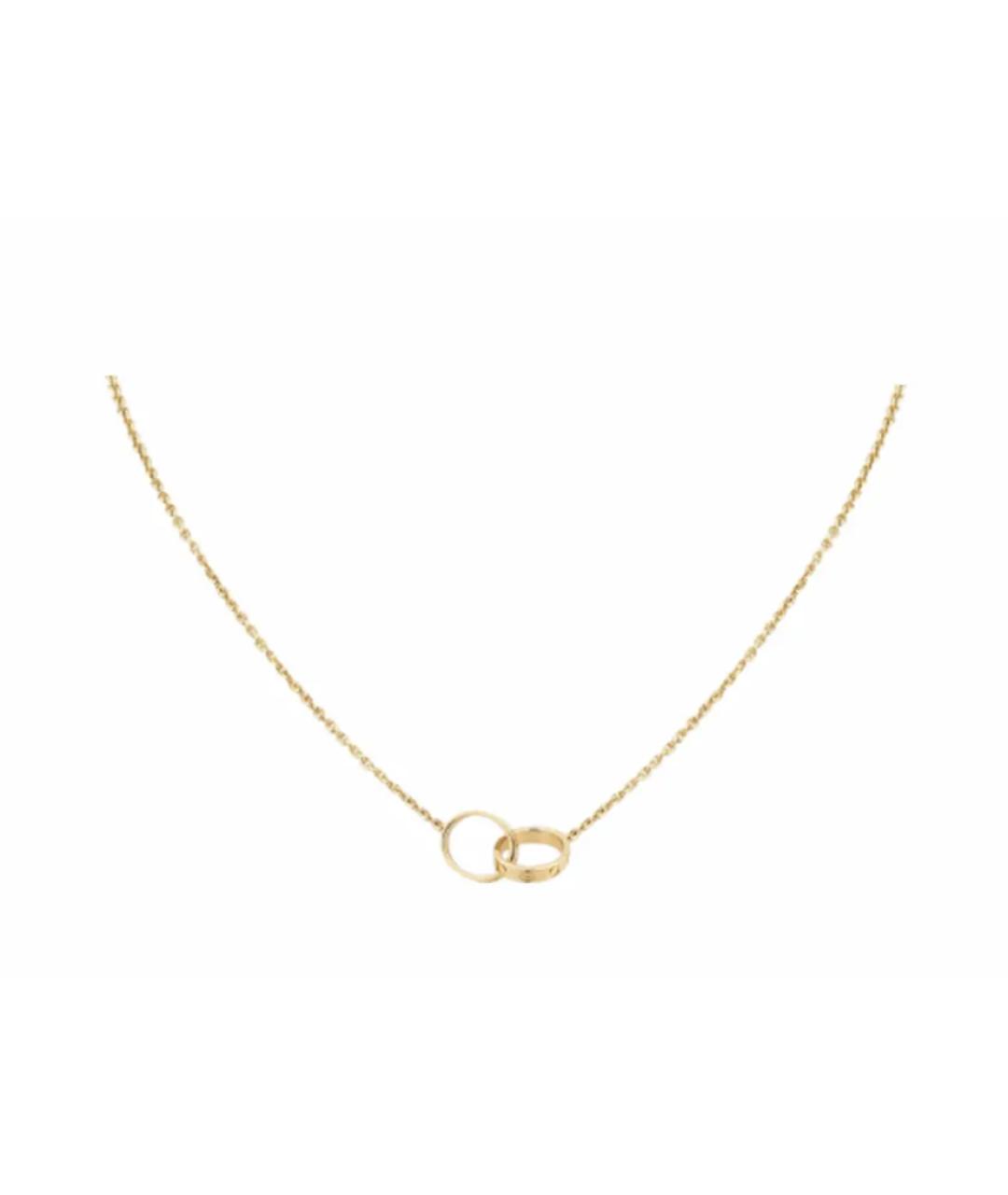 CARTIER Золотое колье из желтого золота, фото 1