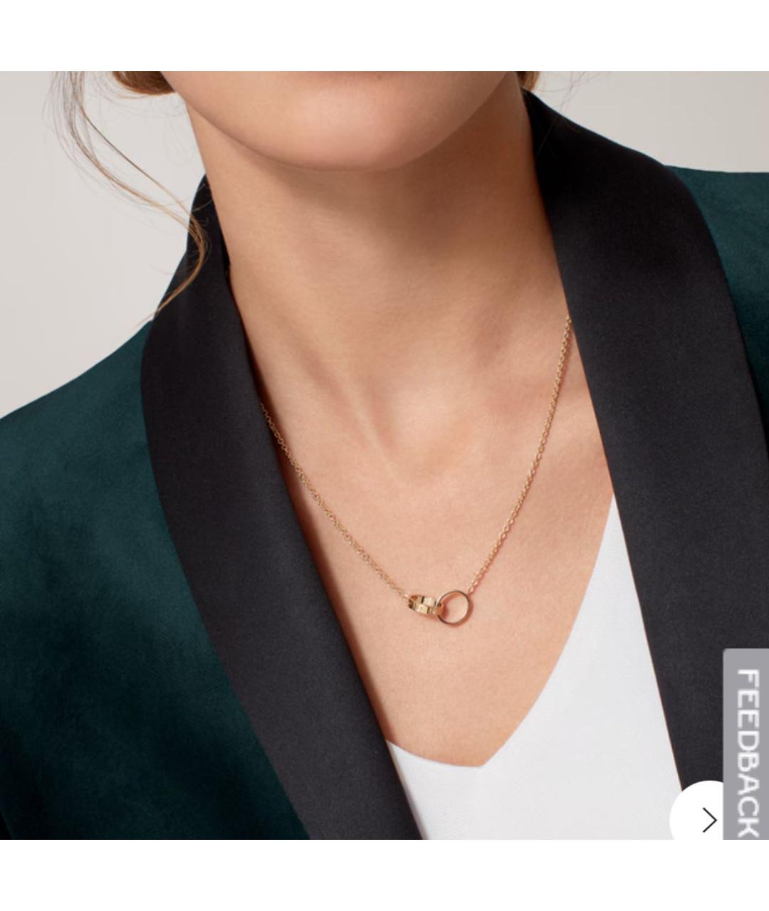 CARTIER Золотое колье из желтого золота, фото 4