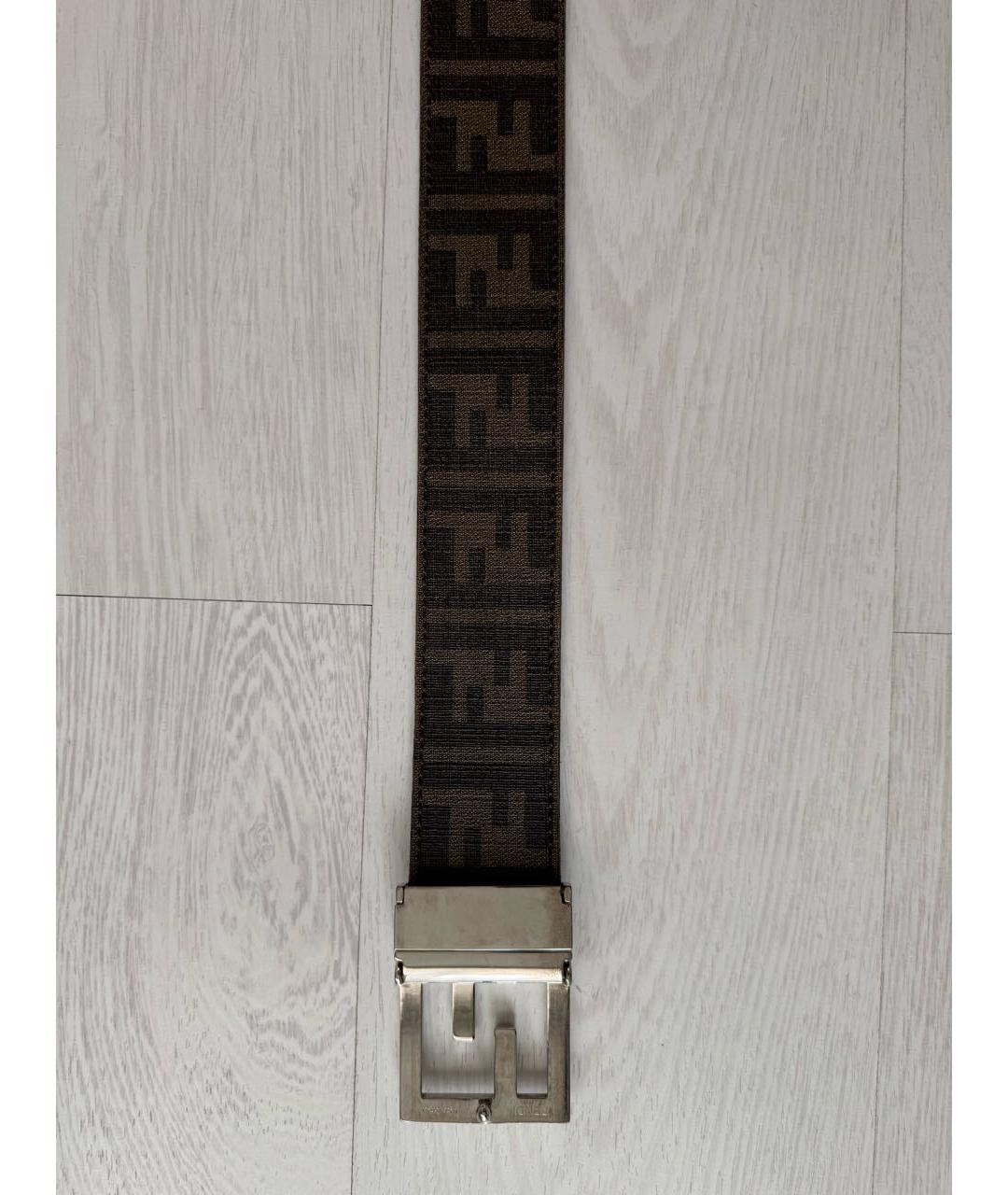 FENDI Коричневый ремень, фото 5