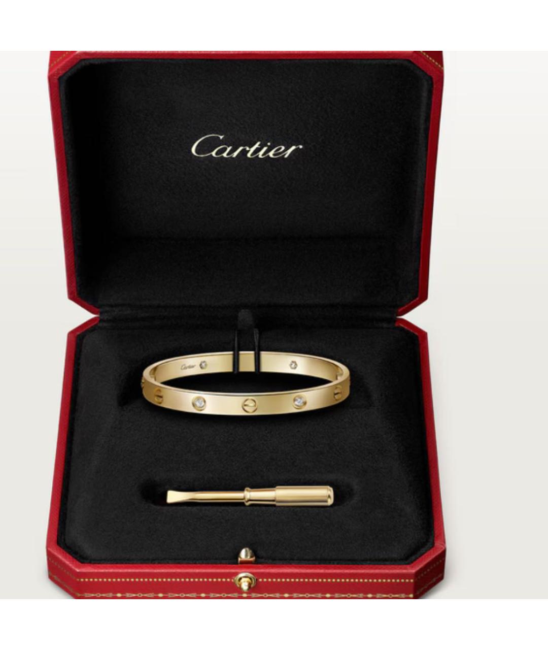 CARTIER Золотой браслет из желтого золота, фото 3