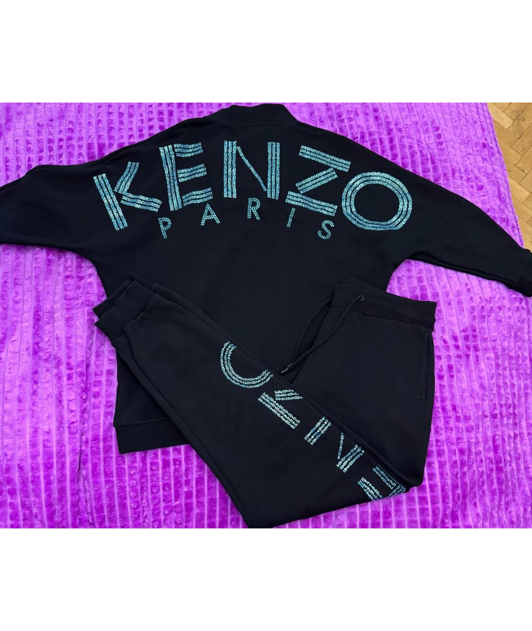 KENZO Черный хлопковый спортивные костюмы, фото 6