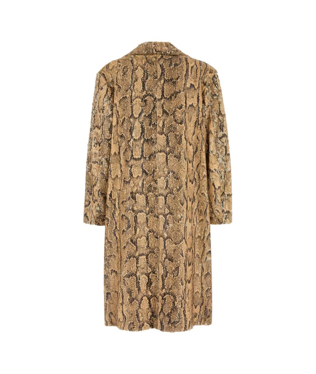 DRIES VAN NOTEN Бежевое хлопковое пальто, фото 2