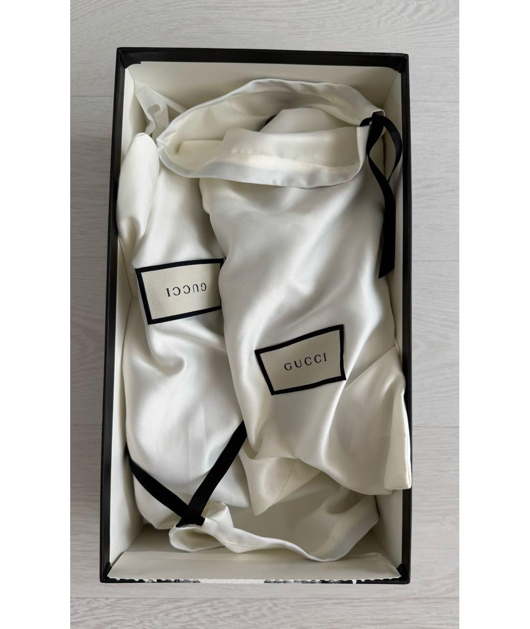 GUCCI Коричневые низкие кроссовки / кеды, фото 6