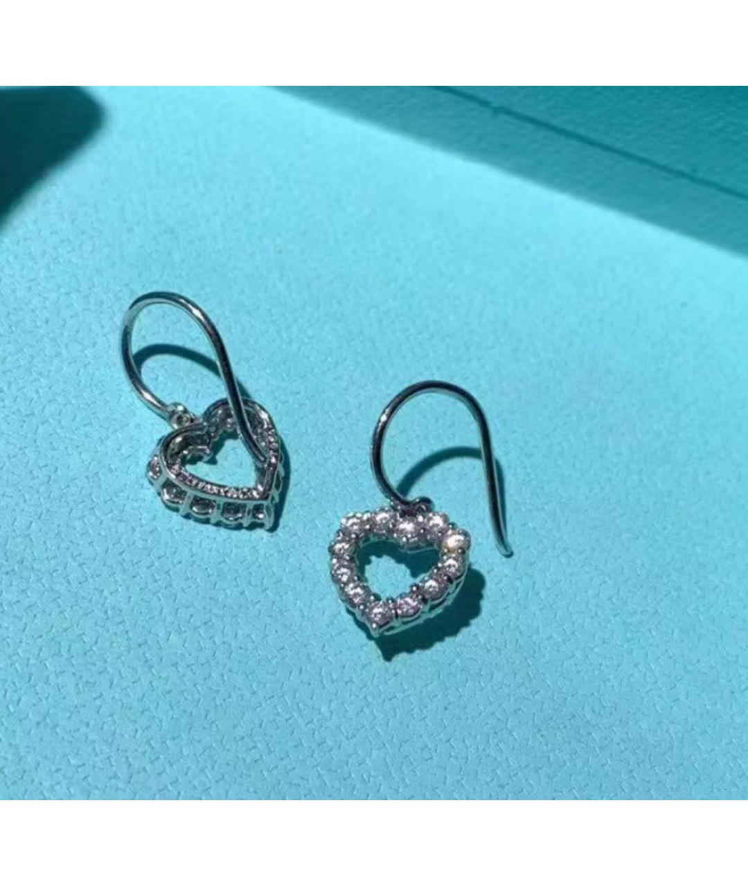 TIFFANY&CO Платиновые серьги, фото 3
