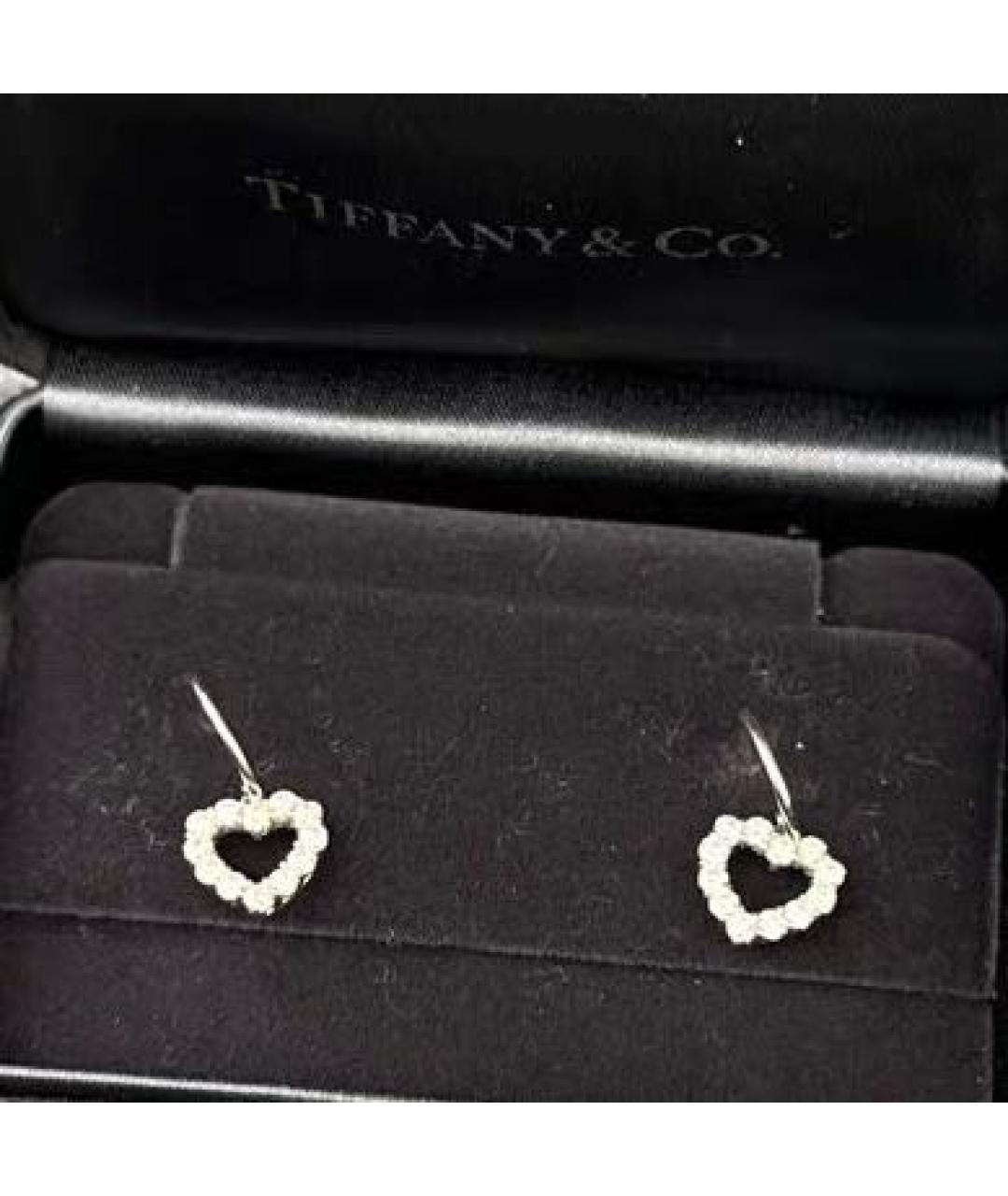 TIFFANY&CO Платиновые серьги, фото 4