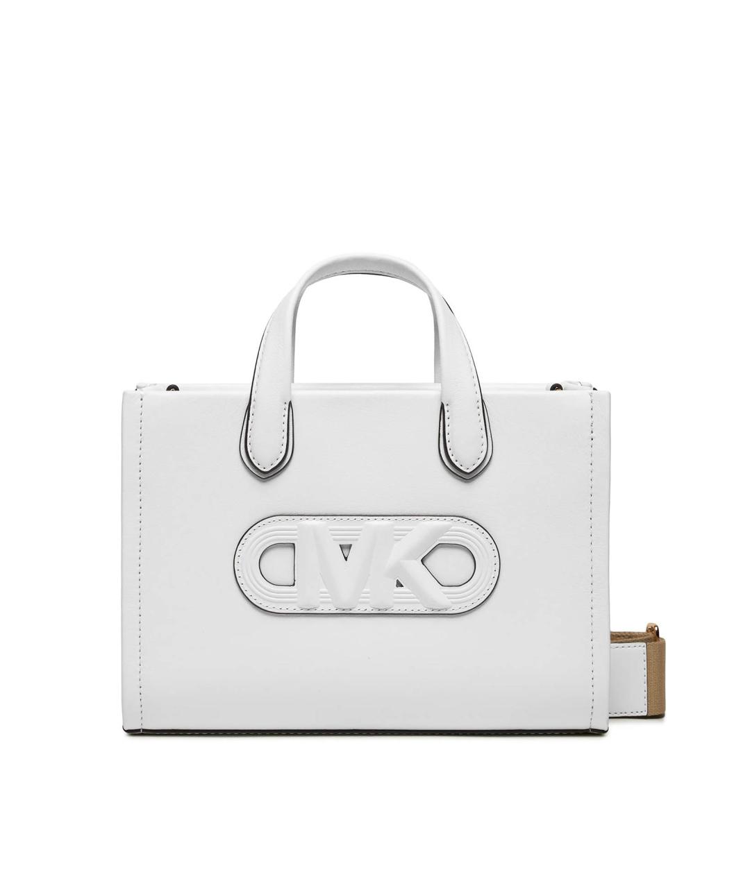 MICHAEL MICHAEL KORS Белая кожаная сумка тоут, фото 1