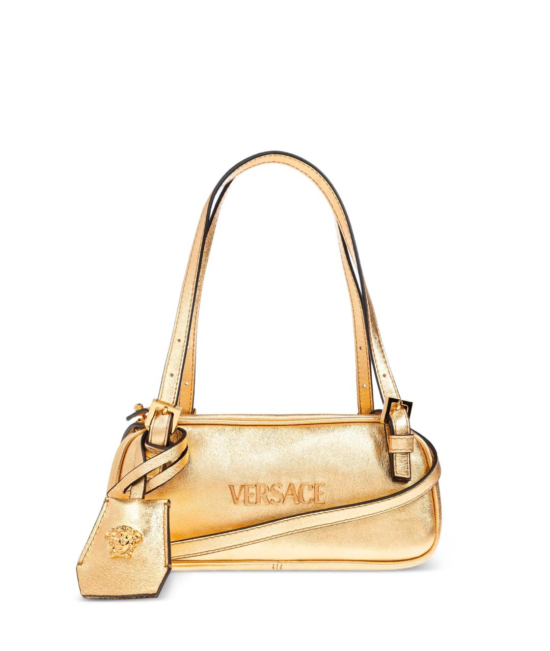 VERSACE Золотая сумка через плечо, фото 1