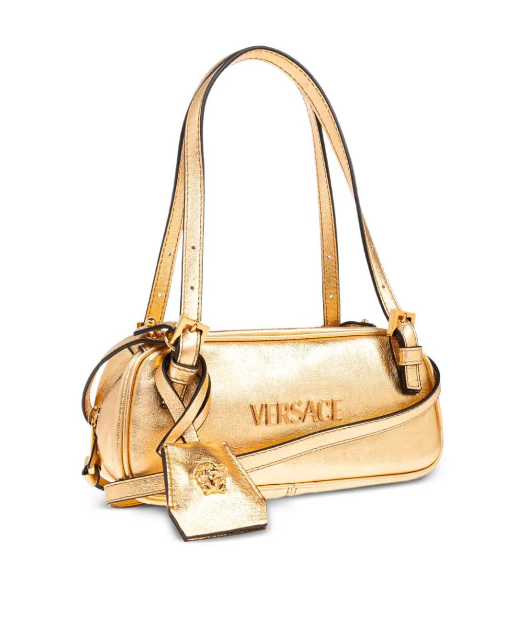 VERSACE Золотая сумка через плечо, фото 4