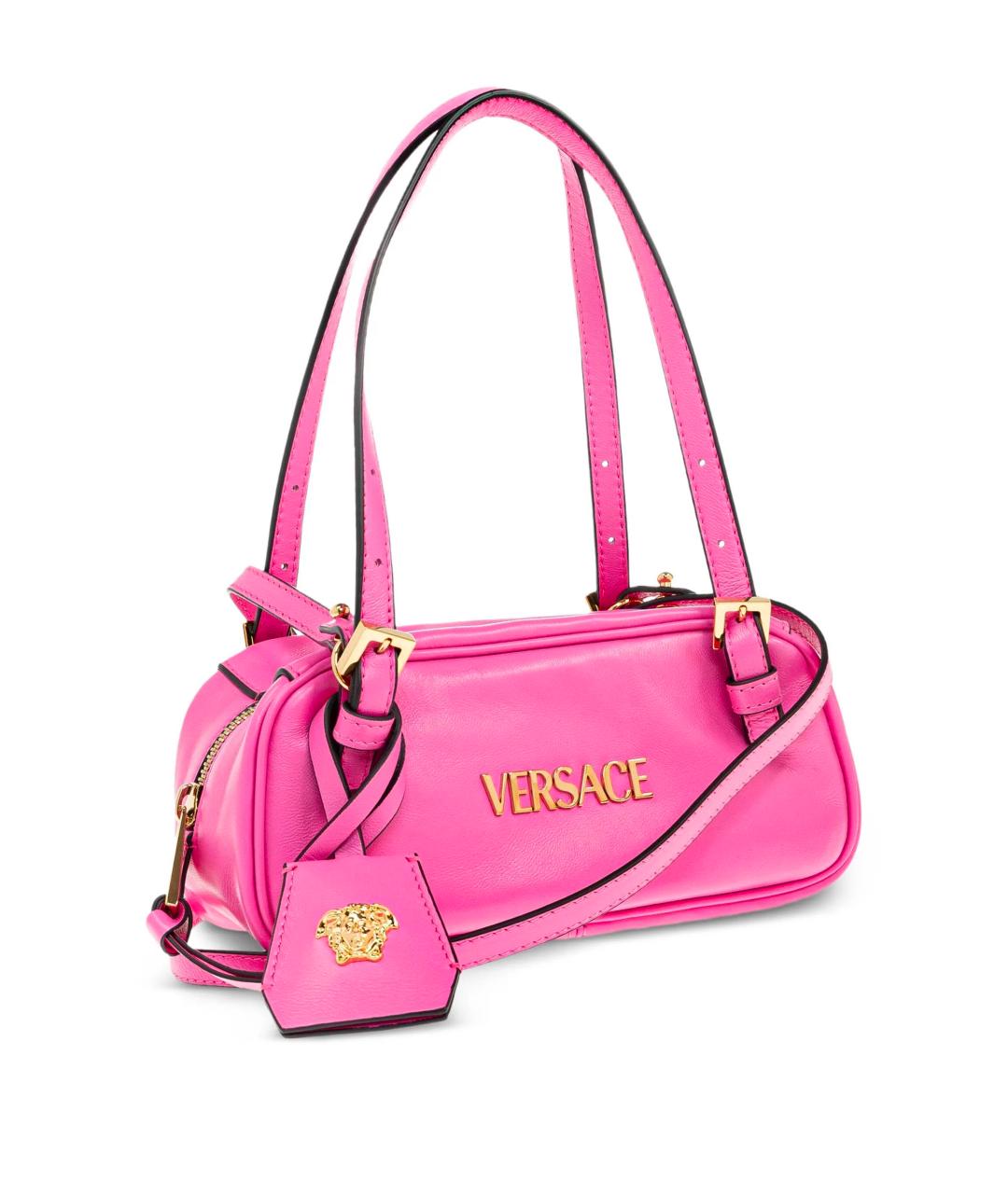 VERSACE Розовая сумка через плечо, фото 4