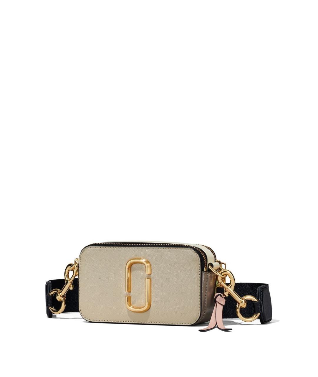 MARC JACOBS Бежевая кожаная сумка через плечо, фото 2