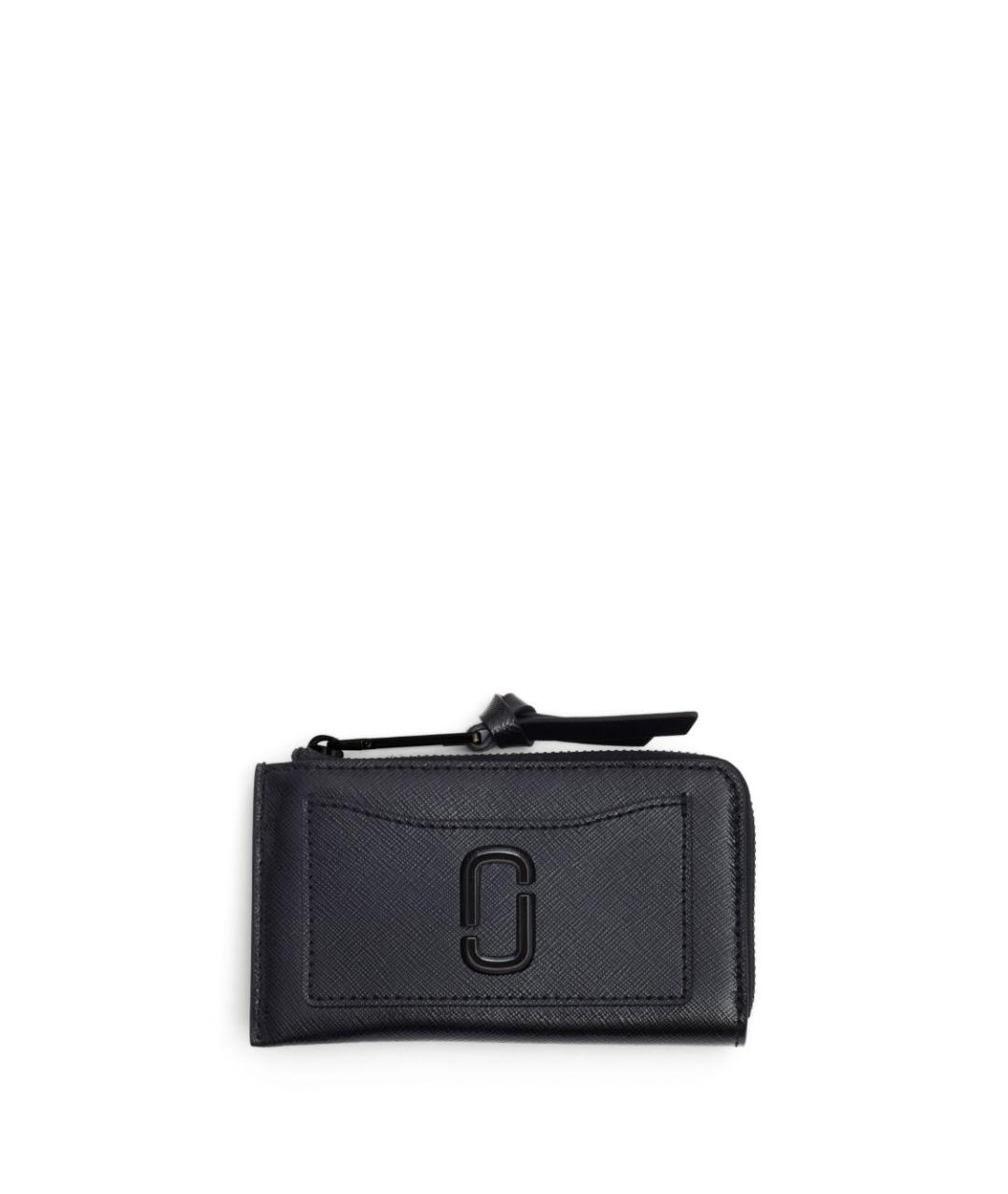 MARC JACOBS Черный кожаный кошелек, фото 1