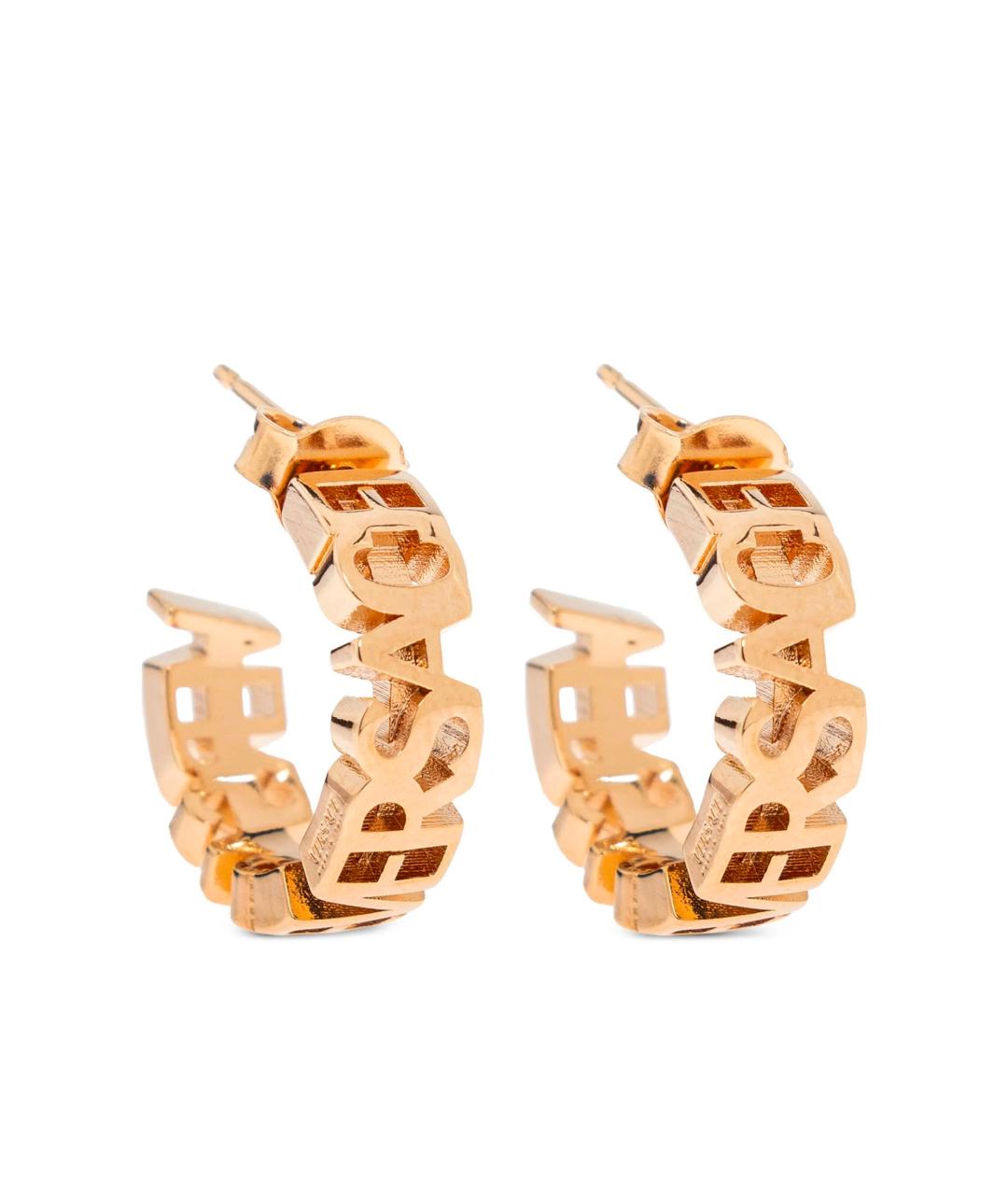 VERSACE Золотые серьги, фото 1