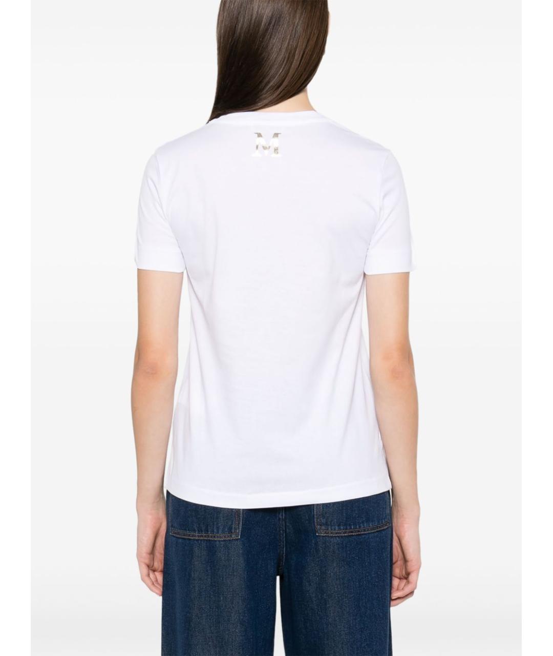 'S MAX MARA Белая футболка, фото 4