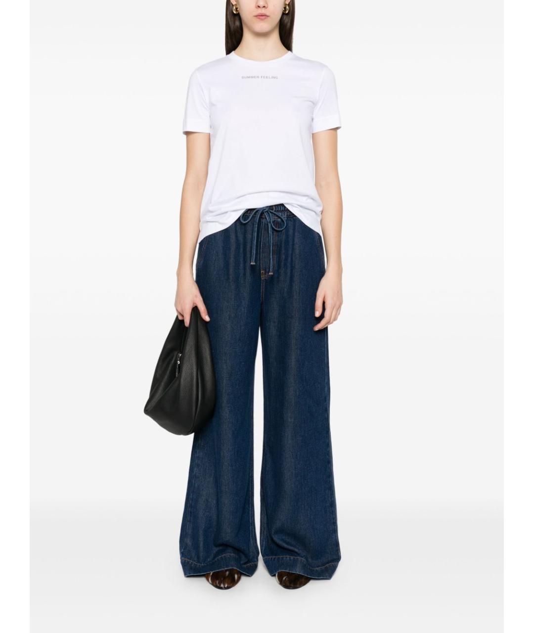 'S MAX MARA Белая футболка, фото 3