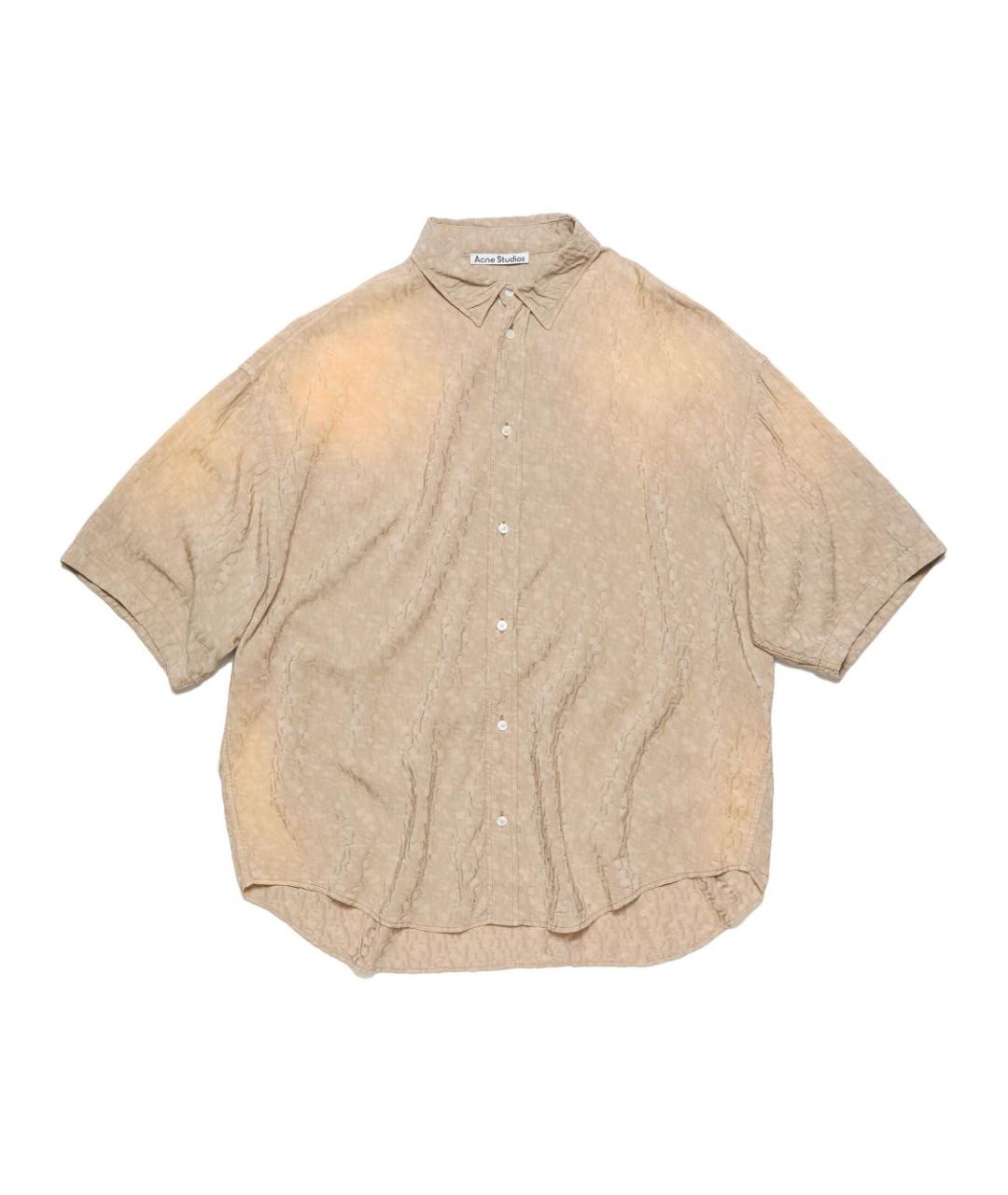 ACNE STUDIOS Бежевая кэжуал рубашка, фото 1