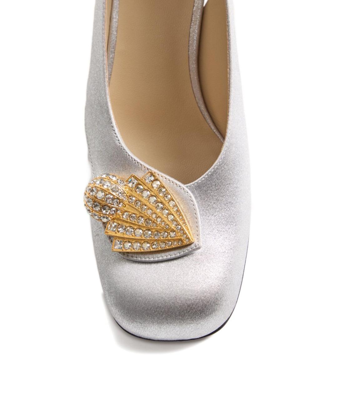 VALENTINO Серебряные туфли, фото 6