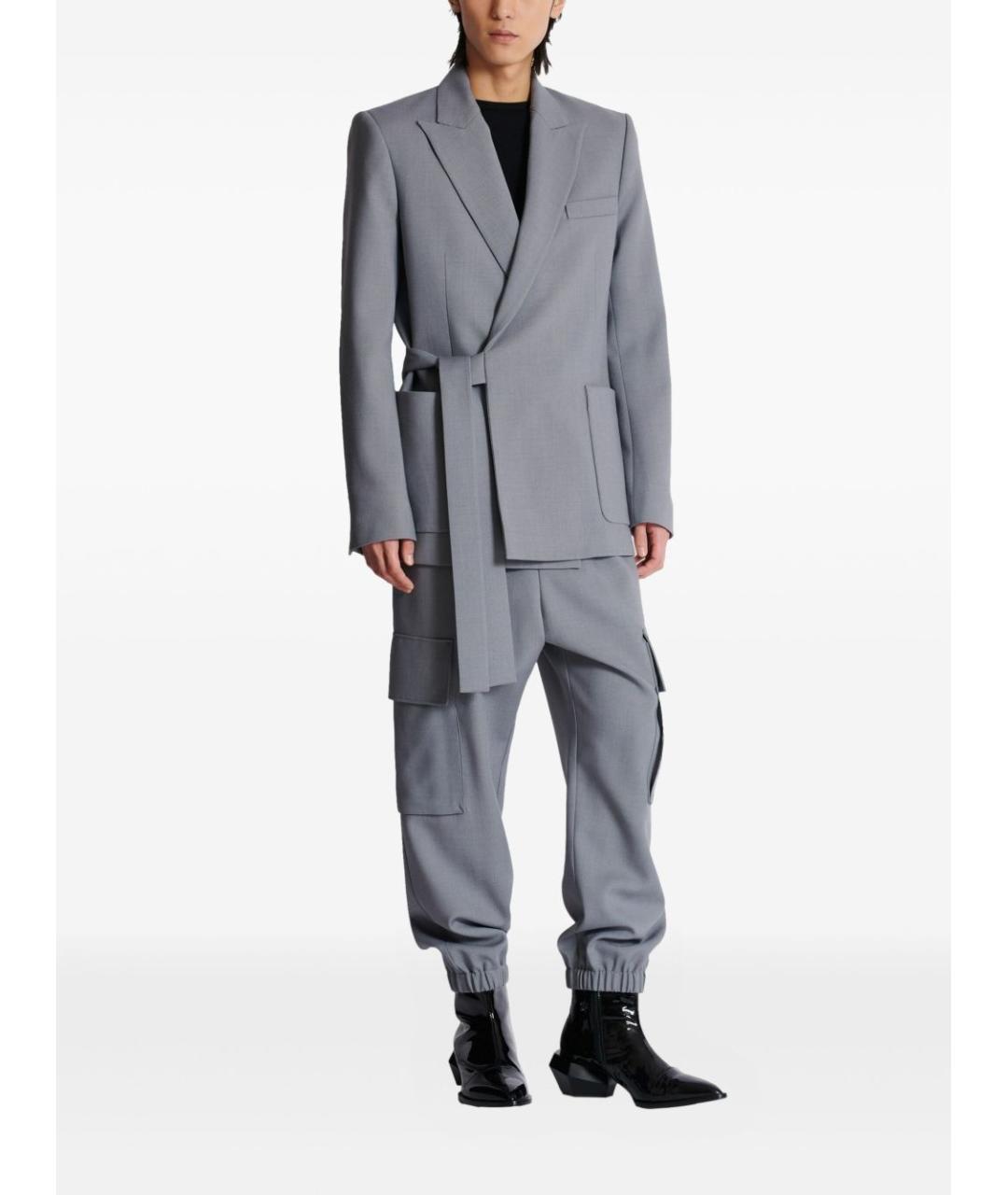 BALMAIN Черная хлопковая футболка, фото 4