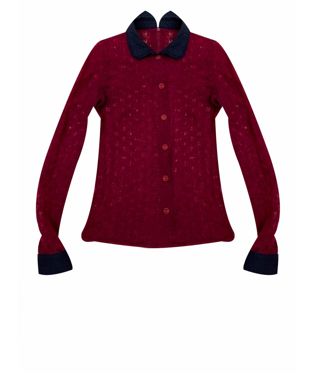 MANOUSH Бордовый джемпер / свитер, фото 1