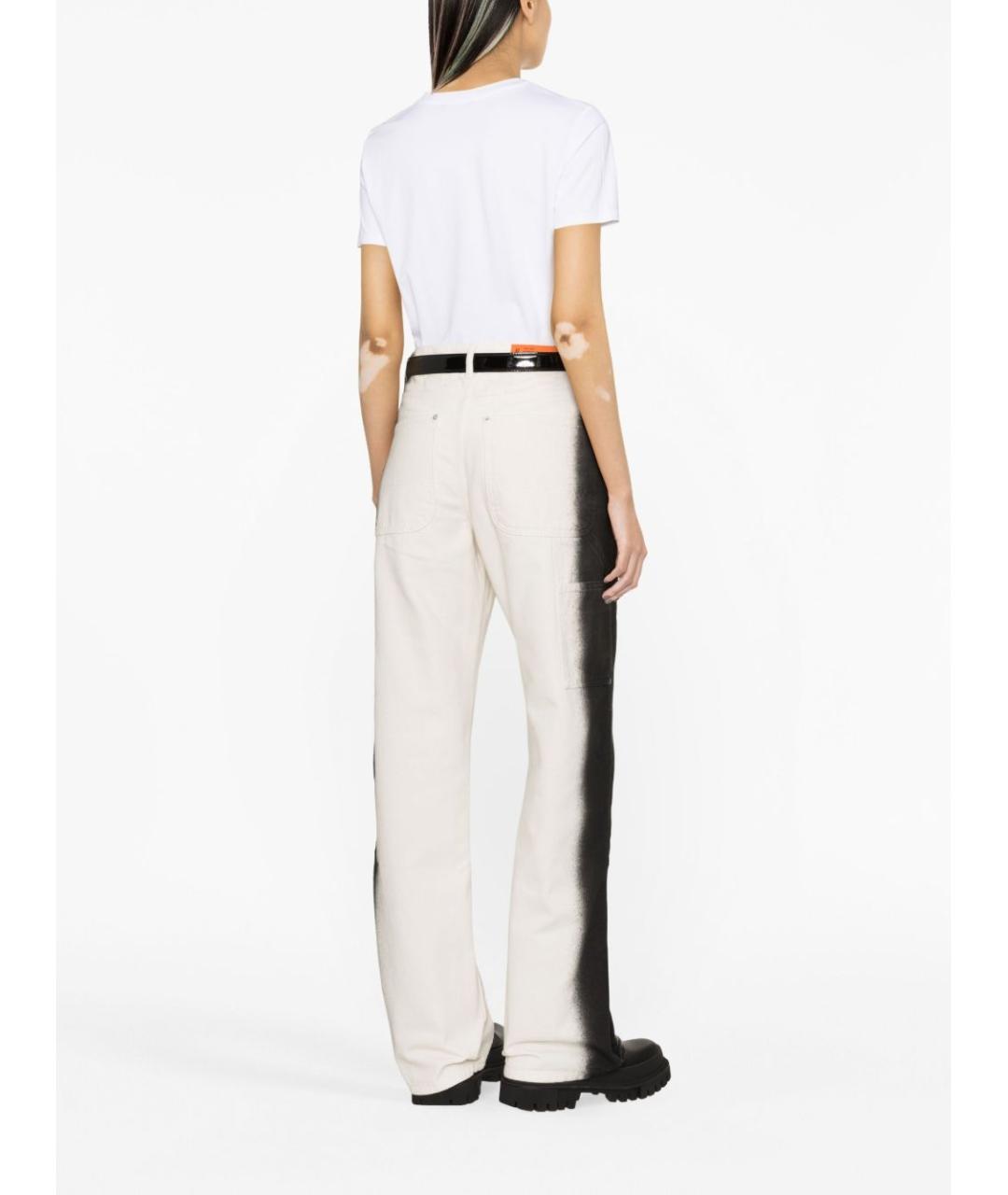 BALMAIN Белая хлопковая футболка, фото 4
