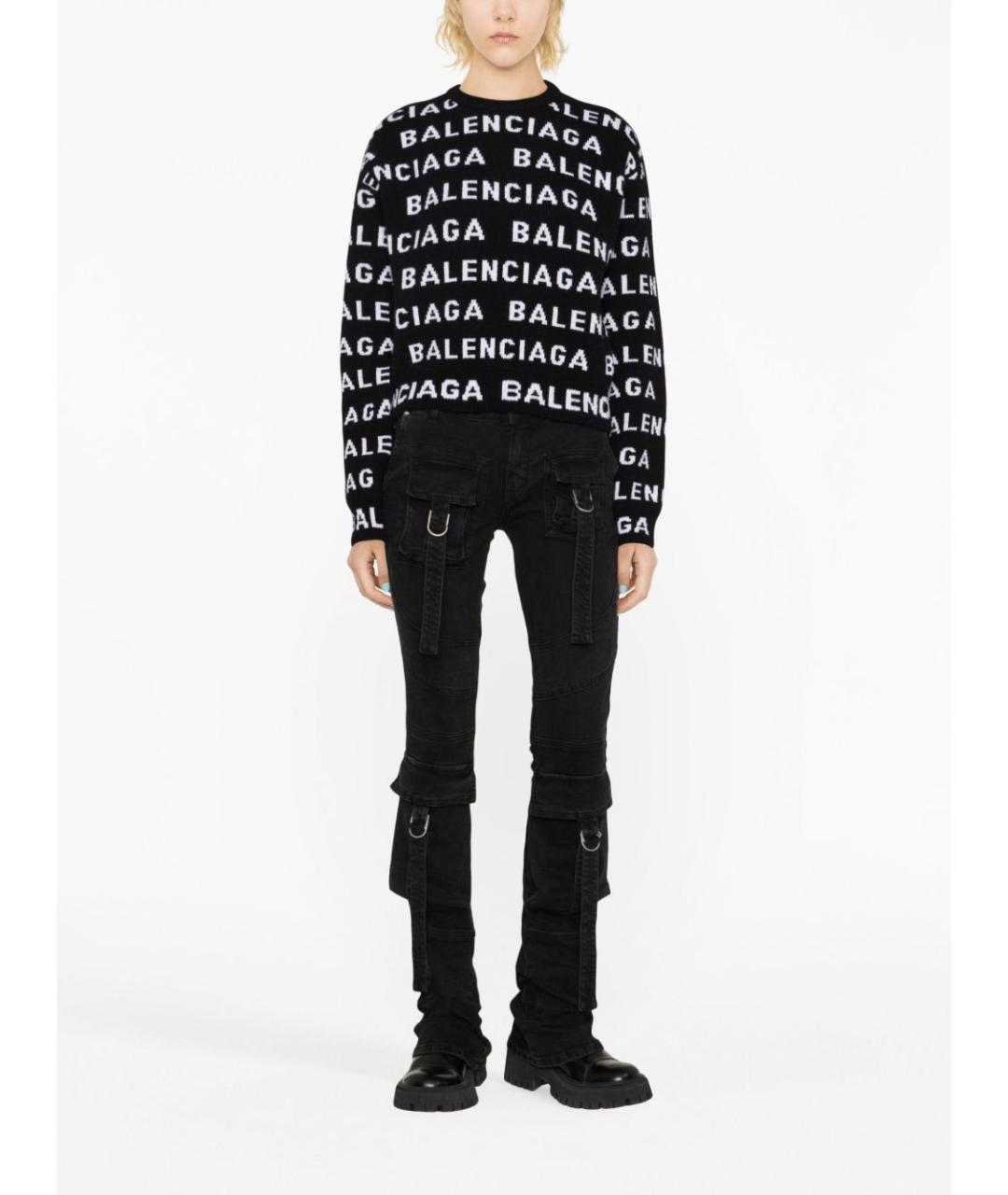 BALENCIAGA Черный джемпер / свитер, фото 4