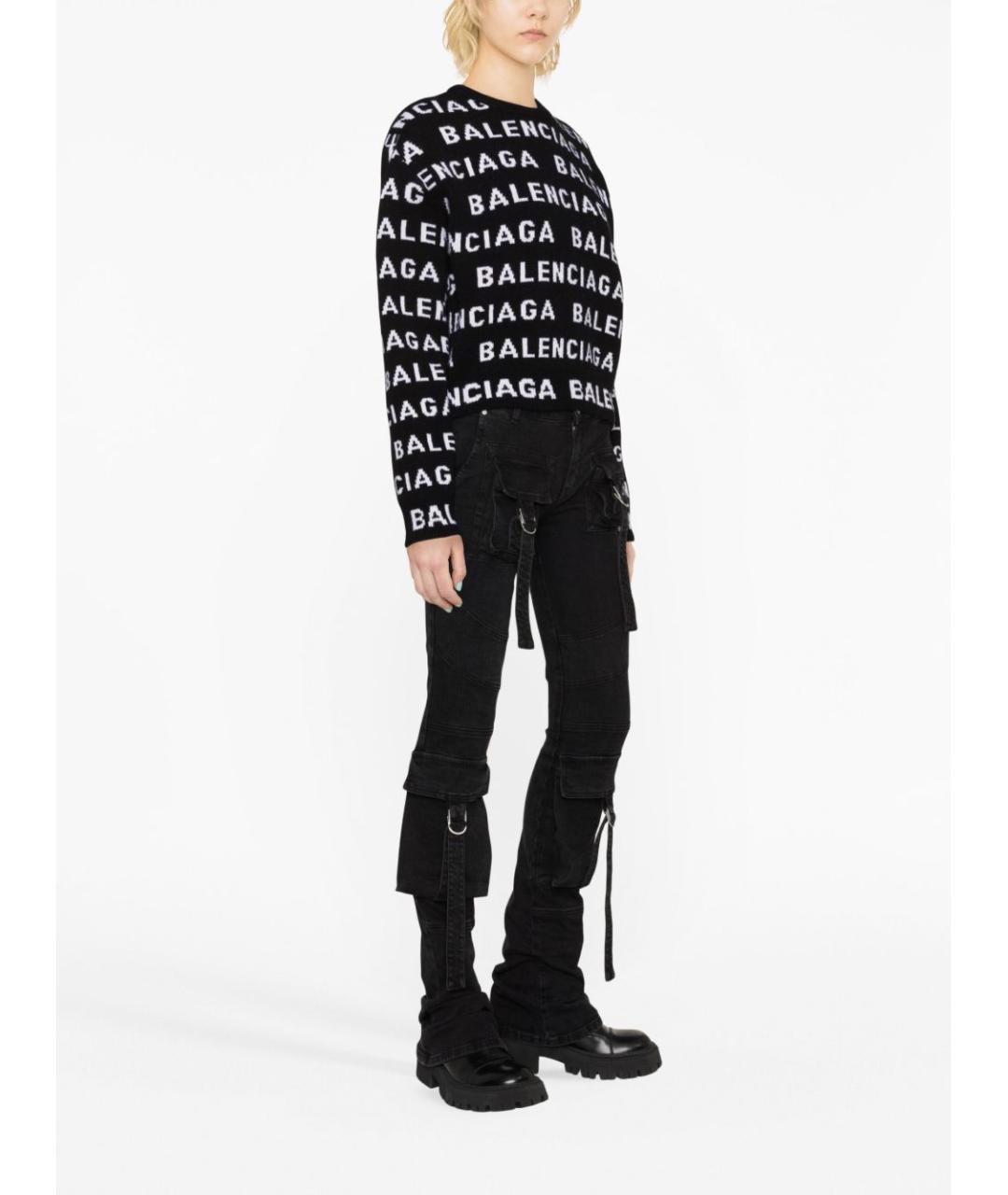 BALENCIAGA Черный джемпер / свитер, фото 3