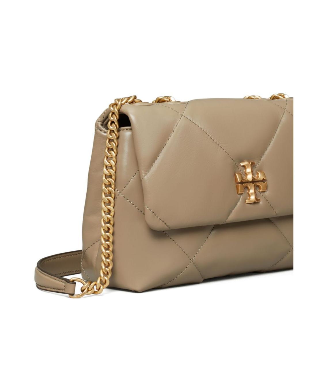 TORY BURCH Коричневая синтетическая сумка через плечо, фото 3