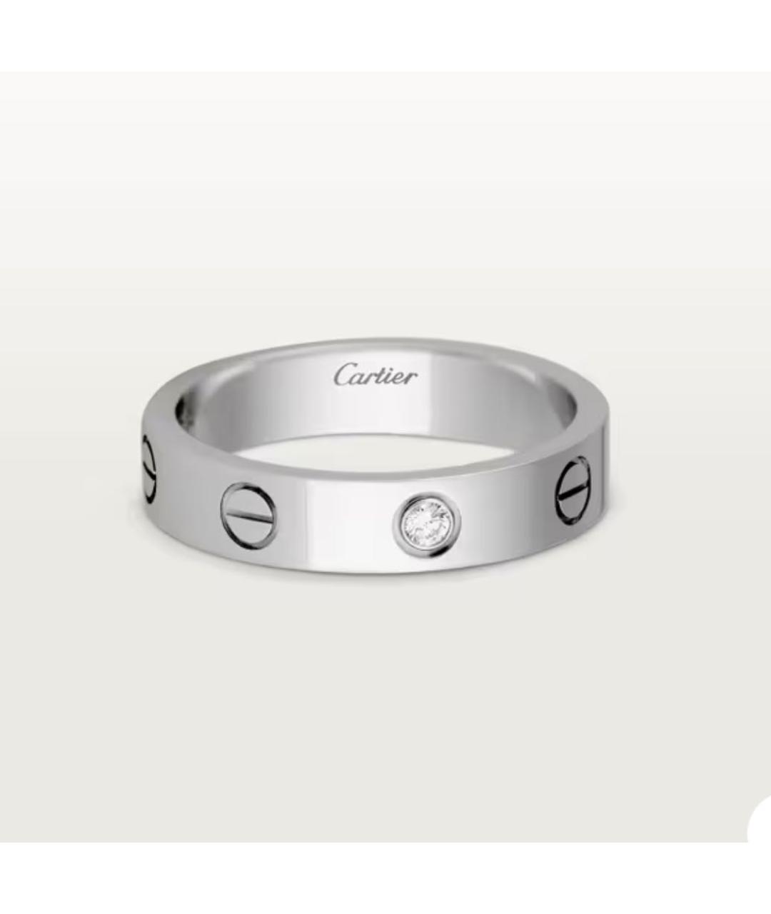 CARTIER Серебряное кольцо из белого золота, фото 5