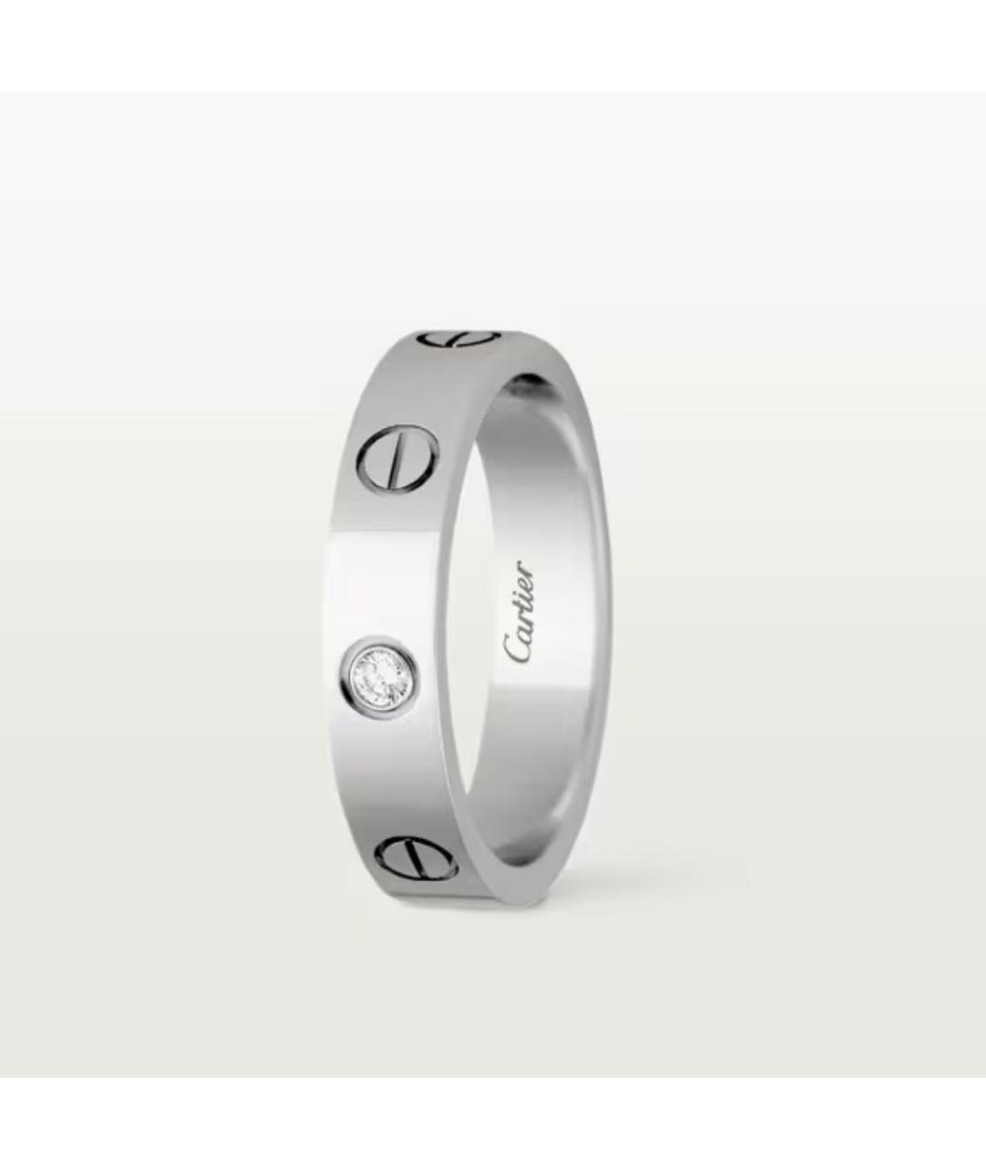 CARTIER Серебряное кольцо из белого золота, фото 2