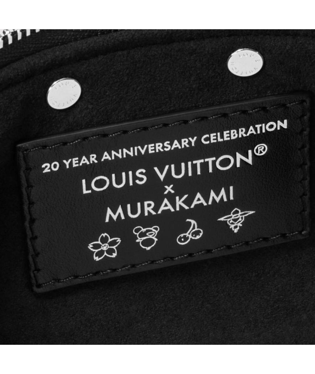 LOUIS VUITTON Черная сумка с короткими ручками, фото 5