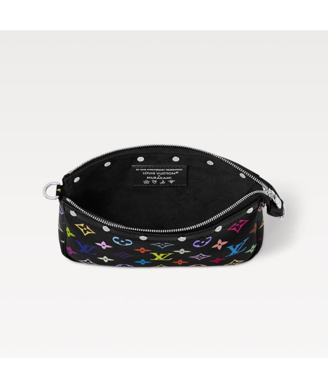 LOUIS VUITTON Черная сумка с короткими ручками, фото 4