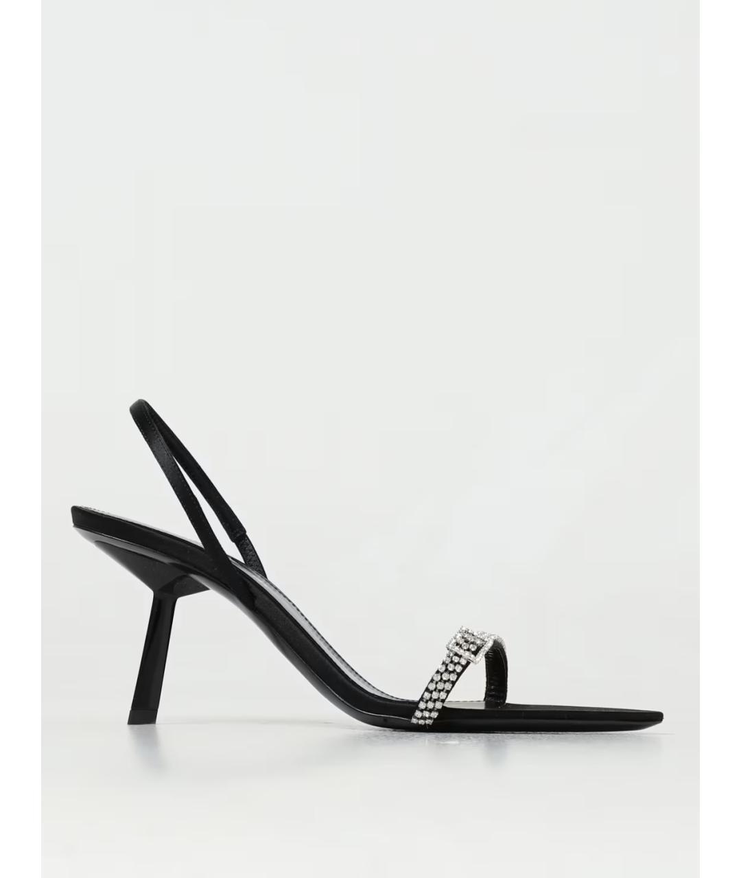 SAINT LAURENT Черные мюли, фото 6