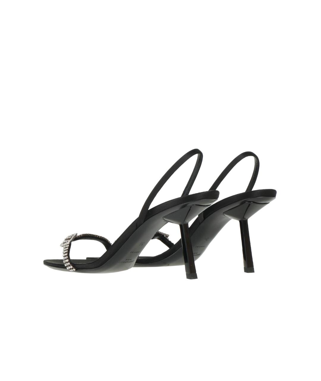 SAINT LAURENT Черные мюли, фото 4