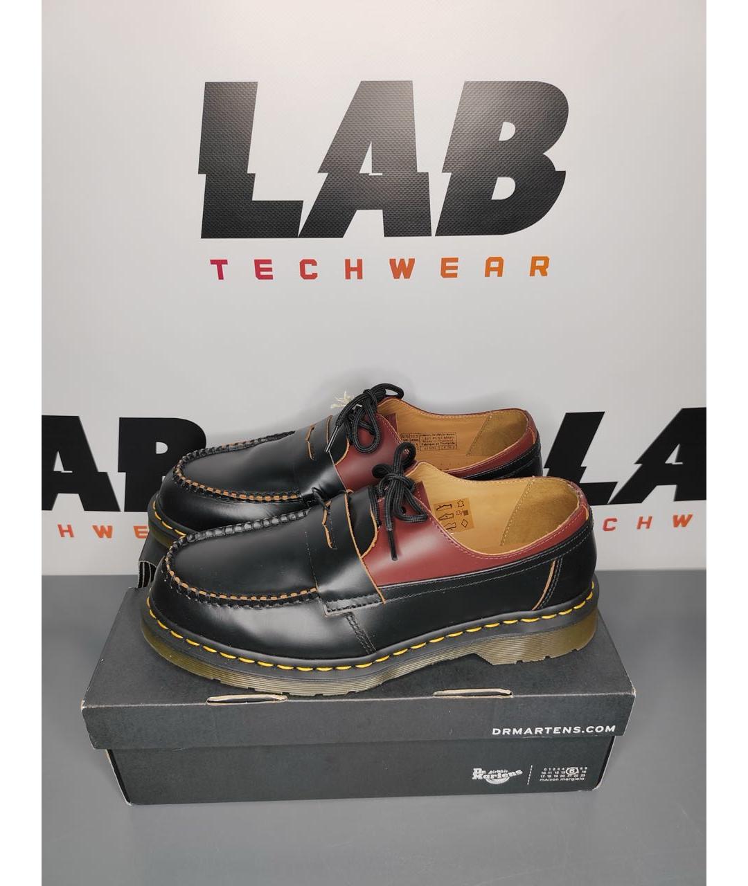 MM6 MAISON MARGIELA Черные кожаные низкие ботинки, фото 5