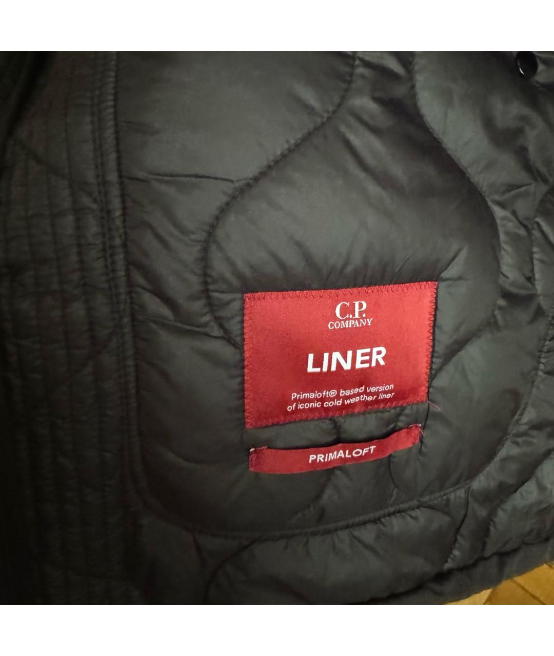 CP COMPANY Черная полиэстеровая куртка, фото 4