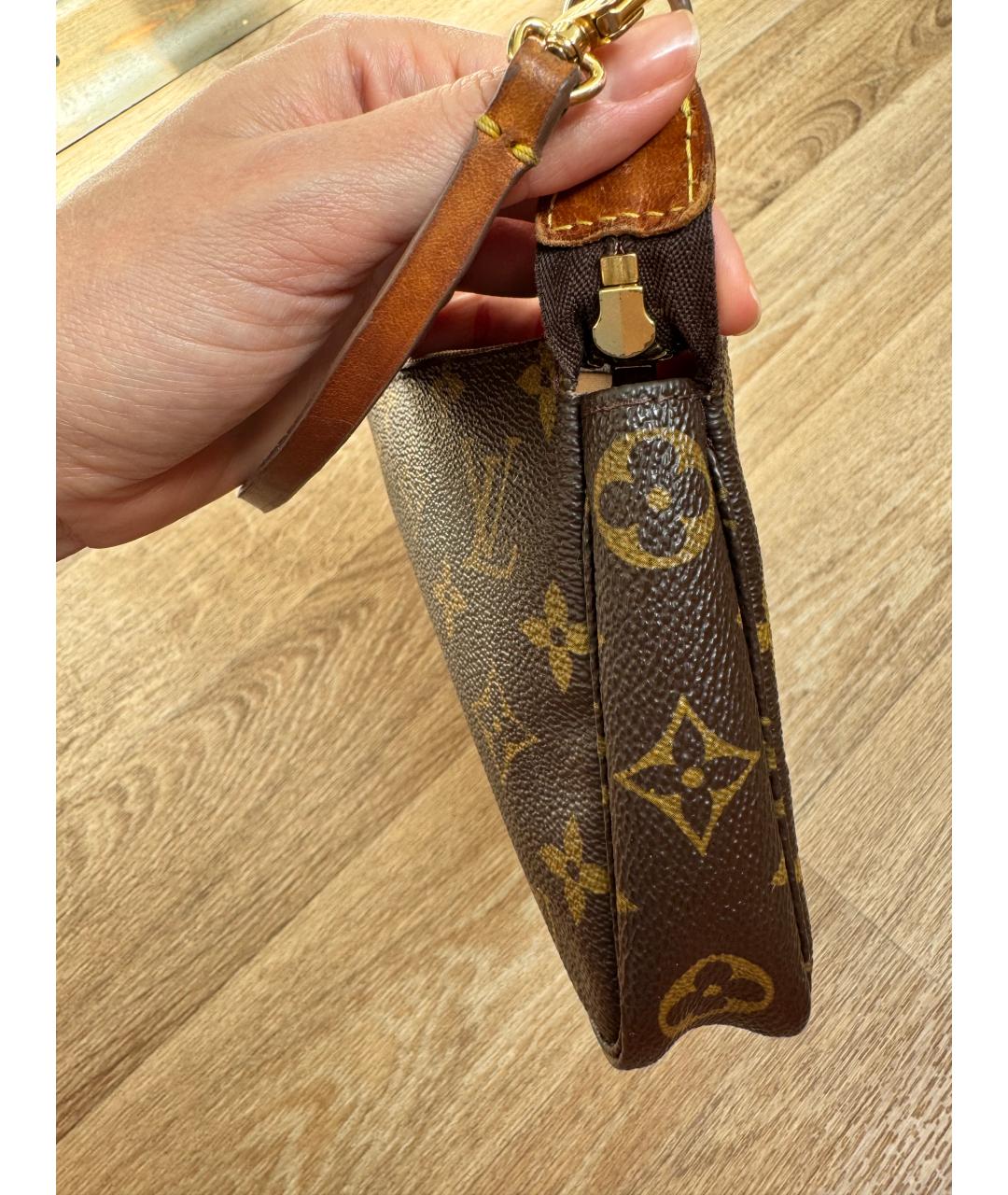 LOUIS VUITTON Коричневая сумка через плечо, фото 2
