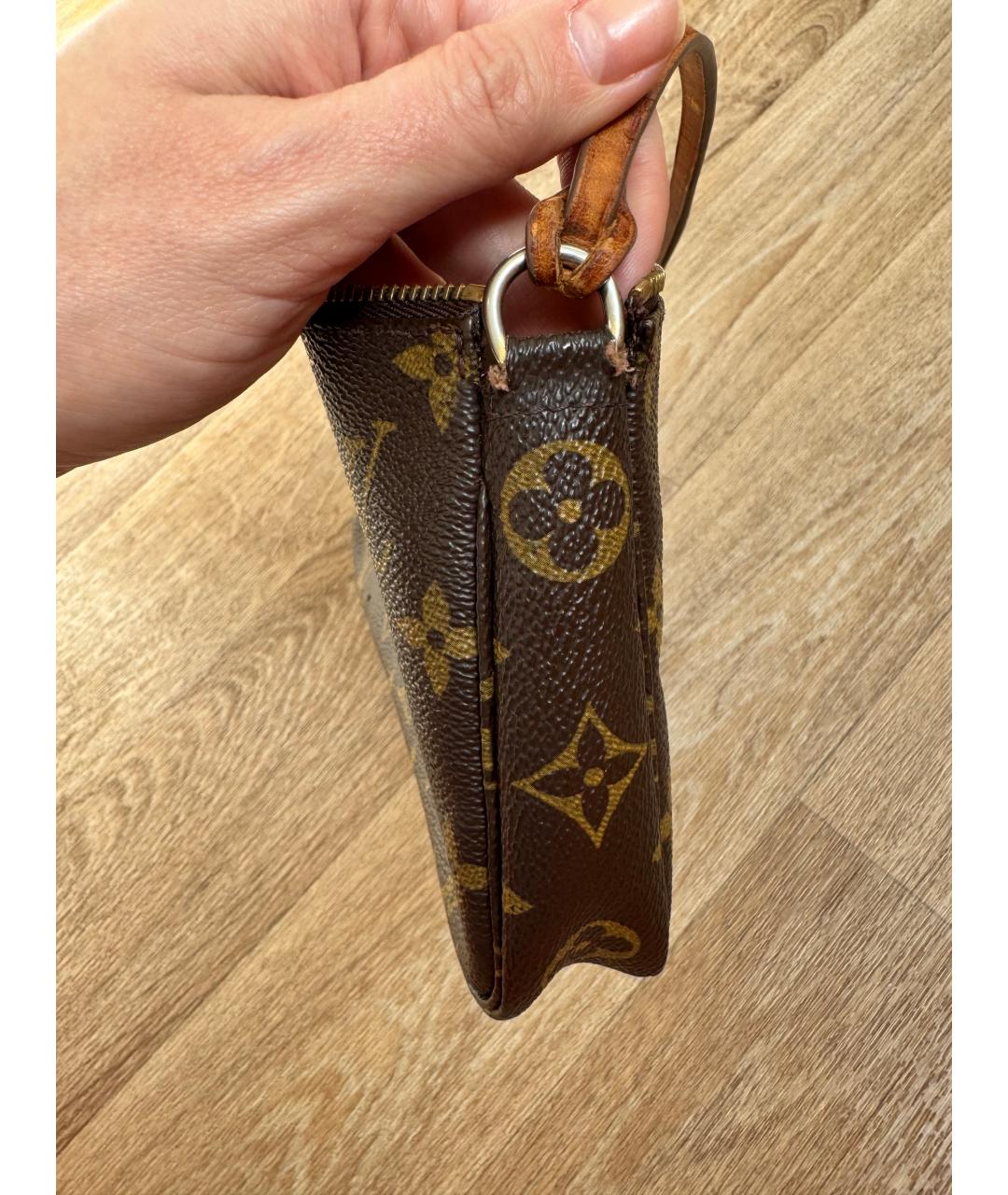 LOUIS VUITTON Коричневая сумка через плечо, фото 6