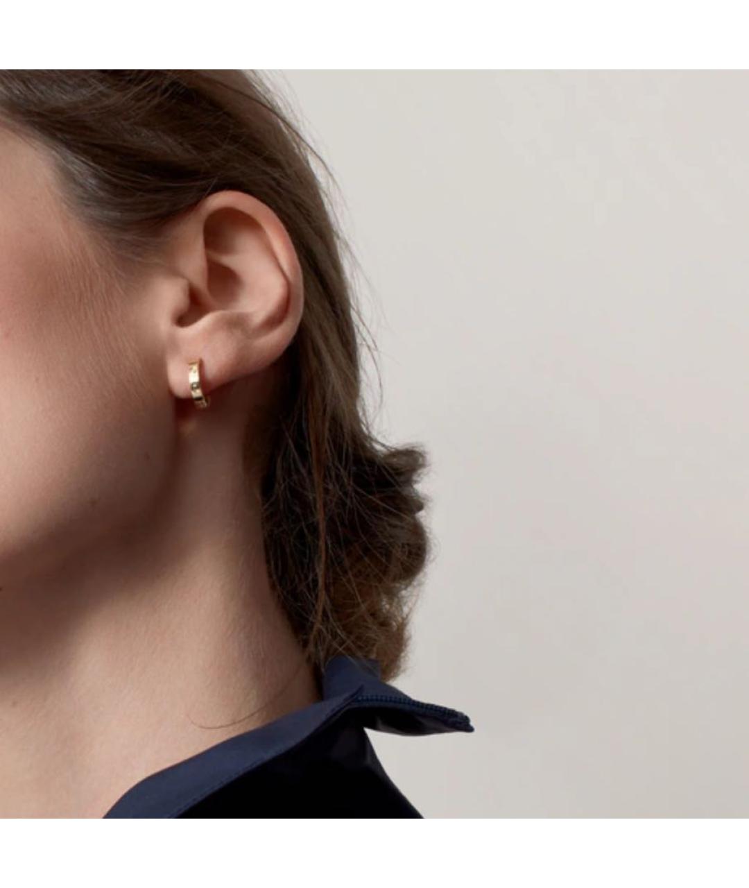 CARTIER Золотые серьги из желтого золота, фото 2