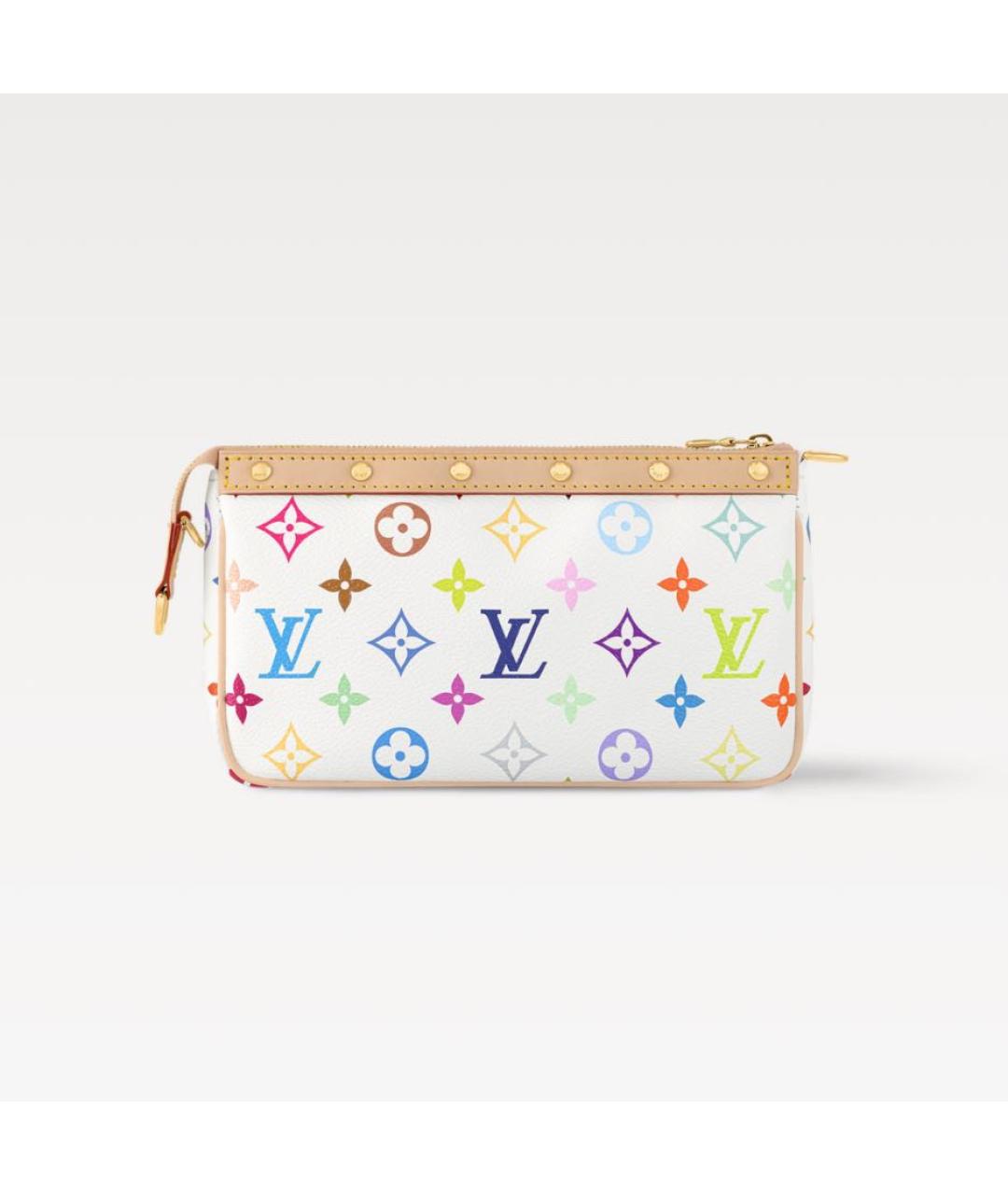 LOUIS VUITTON Белая сумка с короткими ручками, фото 3