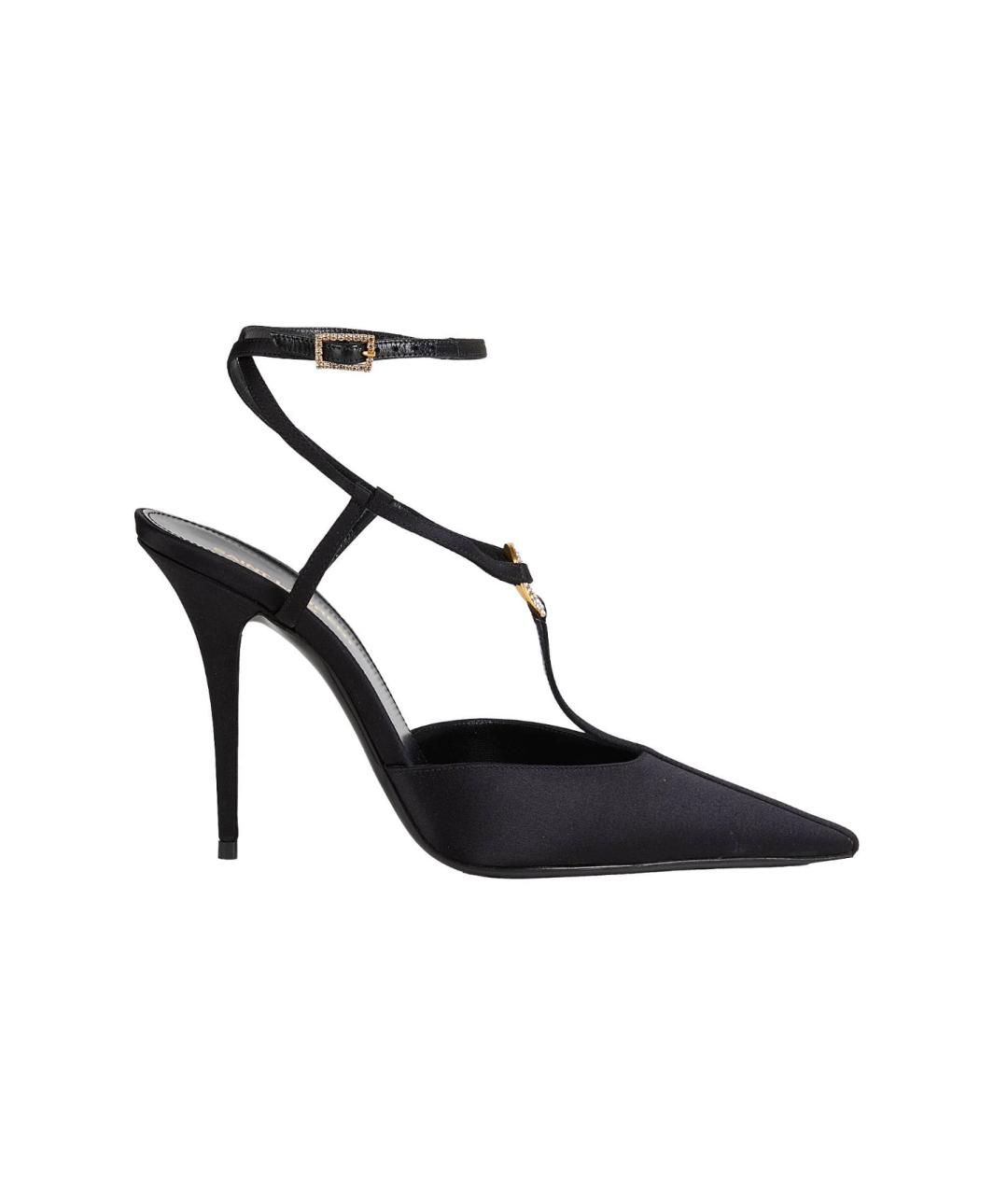 SAINT LAURENT Черные мюли, фото 1