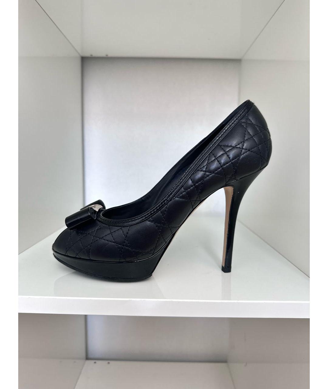 CHRISTIAN DIOR Черные туфли из лакированной кожи, фото 6