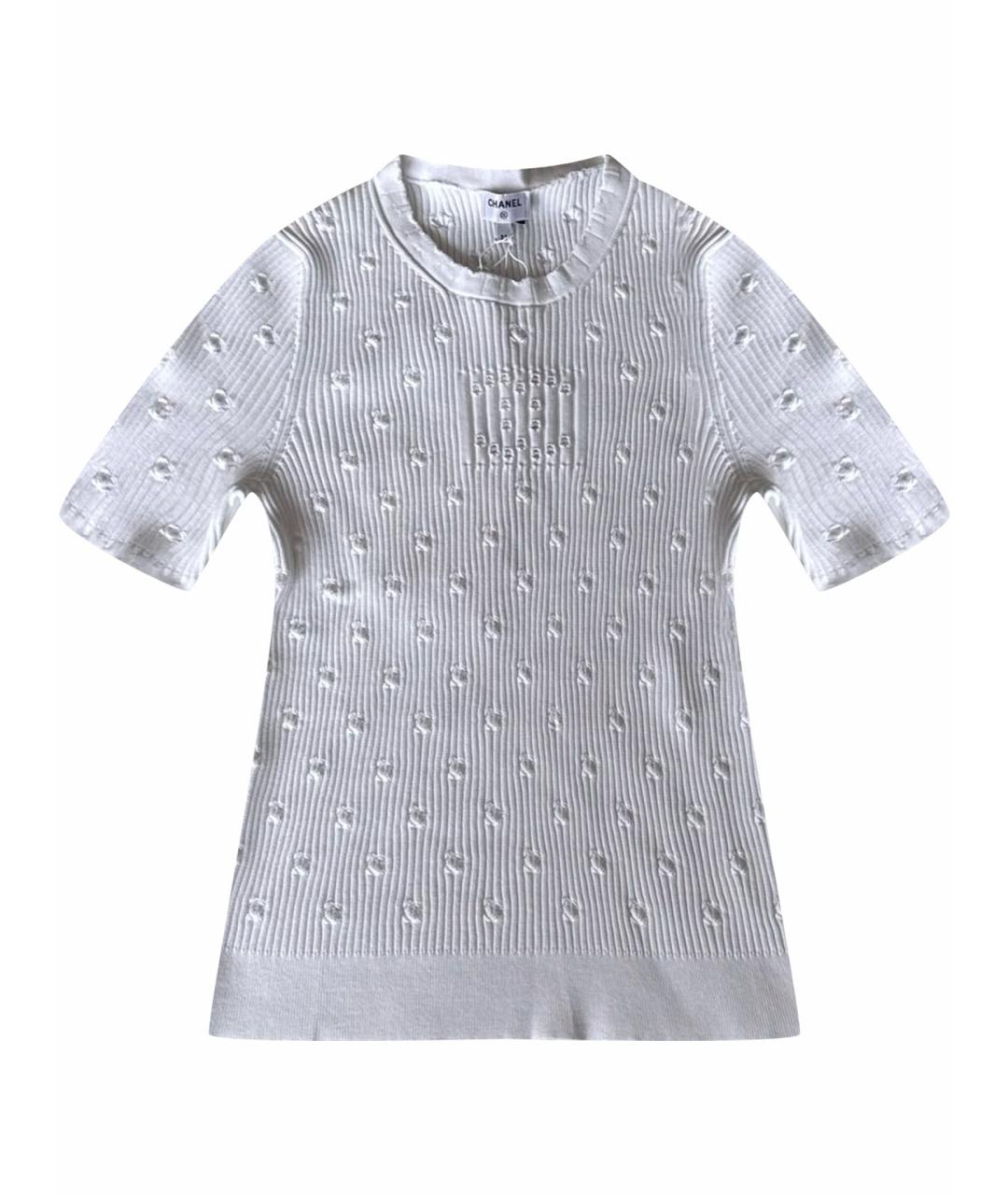 CHANEL Белая футболка, фото 1