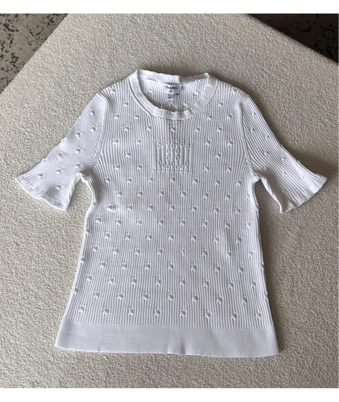 CHANEL Белая футболка, фото 5